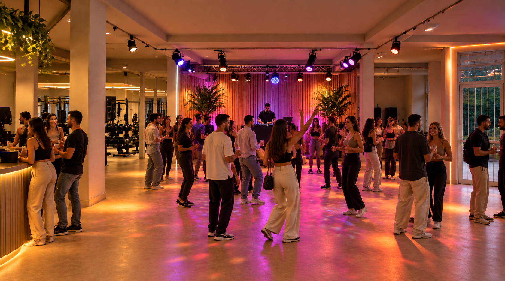Pista de baile del club